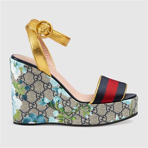 gucci gg blooms sandal|Gucci espadrilles blooms.